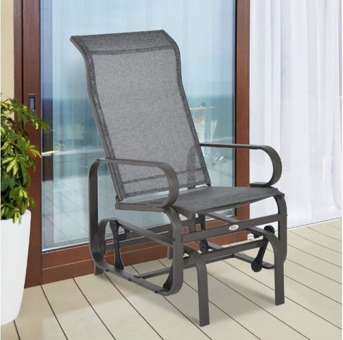 Single glider patio swing - single,