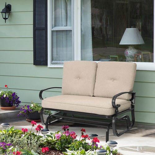 Outdoor glider bench swing - bench,