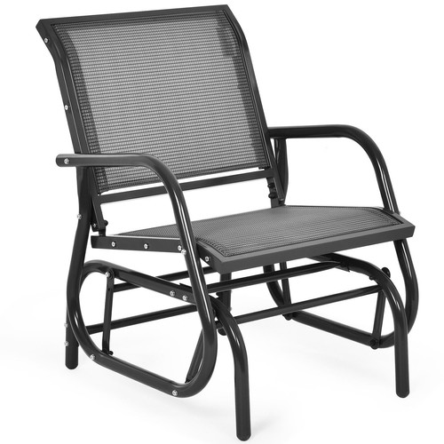 Garden glider chair metal - chair,