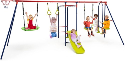 Costway kids swing set - 7-in-1,