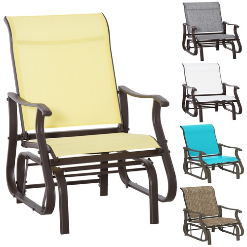 Outsunny outdoor glider chair - outdoor,