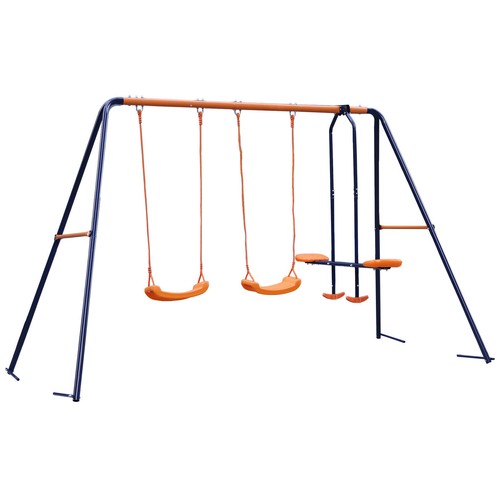 Metal kids play swing - metal, 2