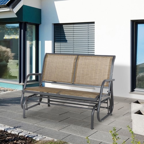 Person outdoor glider bench - 2-person,