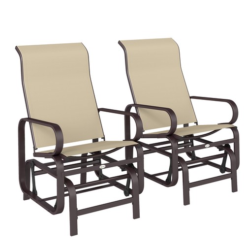Outdoor glider chair set - outdoor, 2