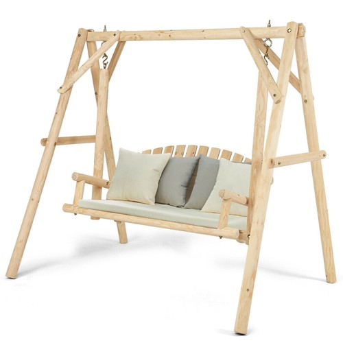 Wooden porch swing outdoor - porch,
