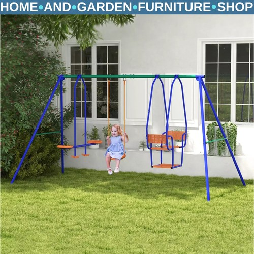 Metal kids swing - in,