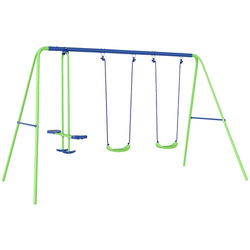 Outdoor double swing set for - outdoor,