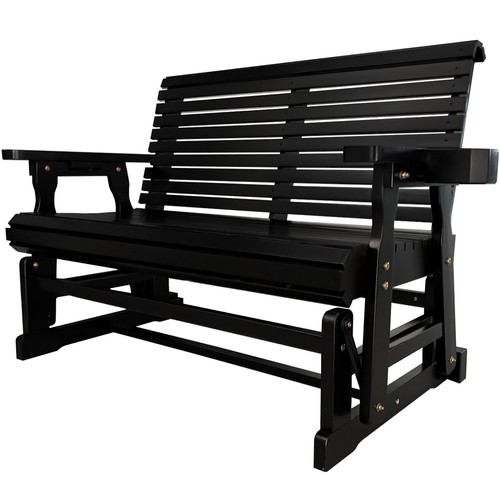 Seat wooden patio glider - wooden,