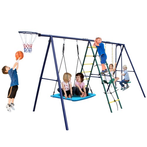 Hammock swing set - swing, net