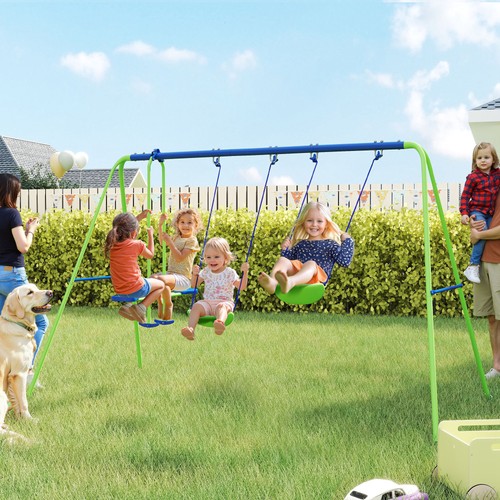 Kids metal swing - metal, set