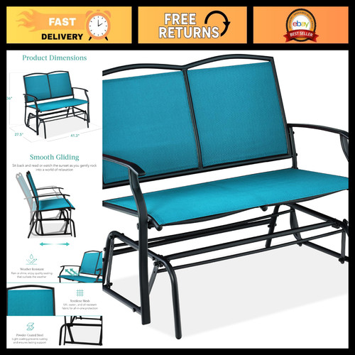 Person outdoor patio swing - 2-person,