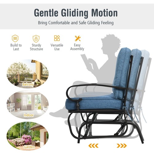 Seater outdoor glider bench - outdoor,