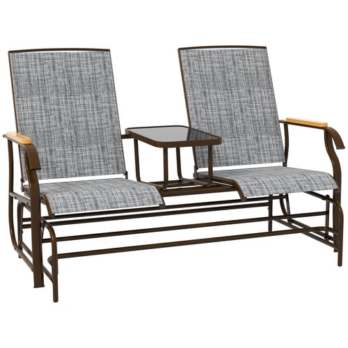 Outdoor glider bench loveseat - bench,