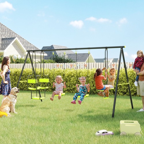 Kids swing with - with, double