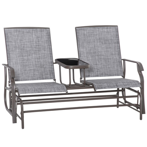 Swing chair metal double - metal, 2