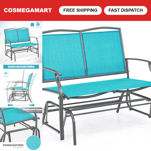 Outdoor patio glider bench - patio,